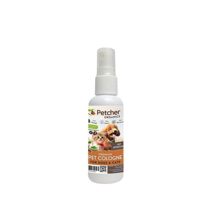 Petcher Pet Cologne Spray 50ml Powder Scent for Dogs and Cats