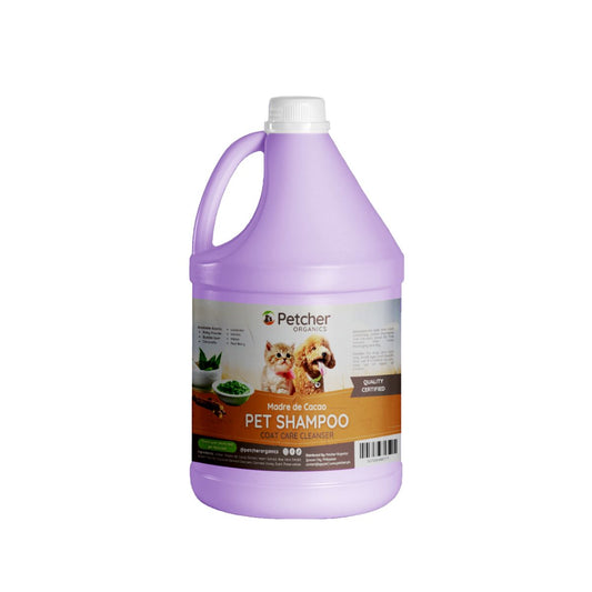 Petcher Madre de Cacao 1 Gallon 1 Liter 500ml Tick and Flea Pet Shampoo