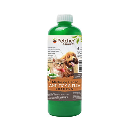 Petcher Madre De Cacao Tick And Flea Shampoo for Dogs and Cats