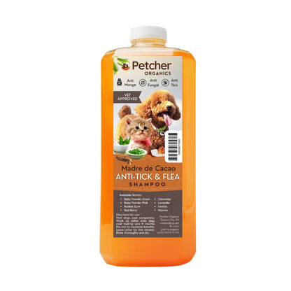 Petcher Madre De Cacao Pet Sulit Bundle Tick and Flea Shampoo and Conditioner