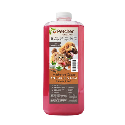 Petcher Madre De Cacao Pet Sulit Bundle Tick and Flea Shampoo and Conditioner