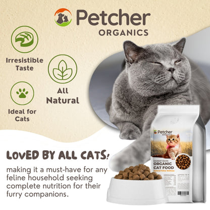 Petcher Cat Dry Food Fish Flavor 500g 1kg for Kittens and Cats