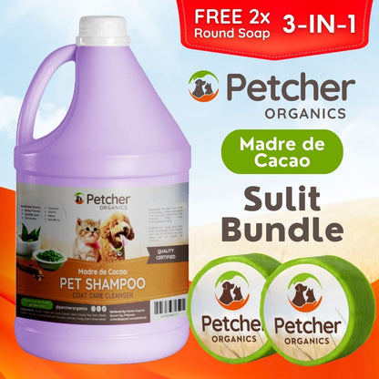 Petcher 9-in-1 Madre De Cacao Pet Bundle Tick and Flea Care for Dogs and Cats