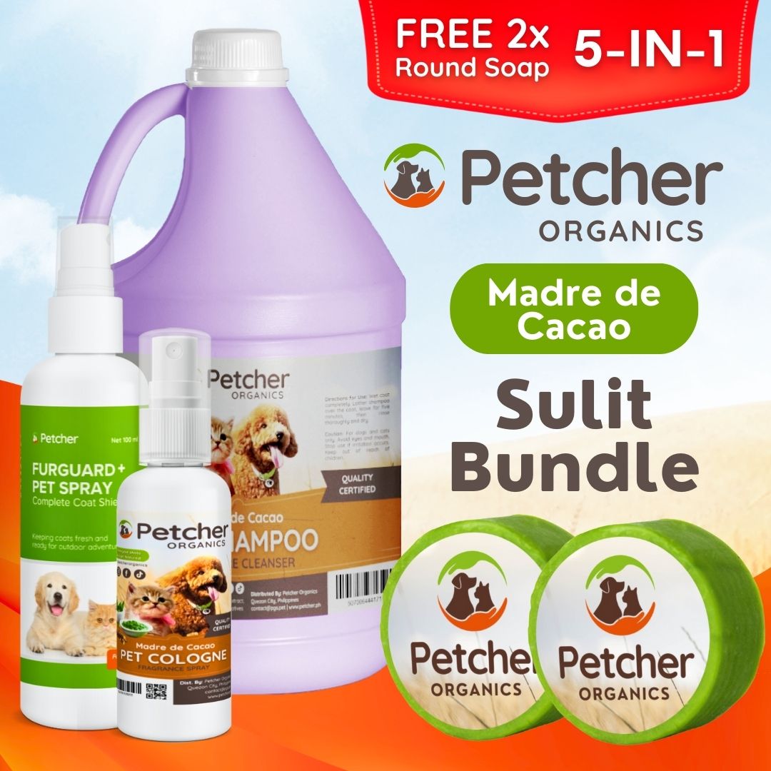 Petcher 9-in-1 Madre De Cacao Pet Bundle Tick and Flea Care for Dogs and Cats