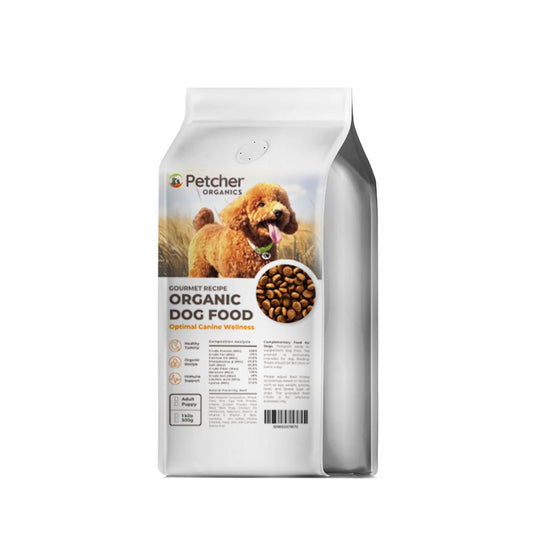 Petcher Adult Dog Dry Food 500g and 1kg Beef Flavor