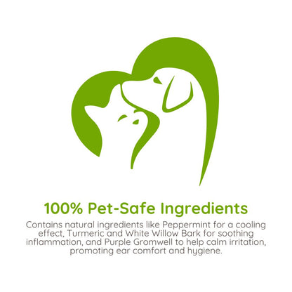 Petcher Ear Cleanser 60ml for Dogs and Cats