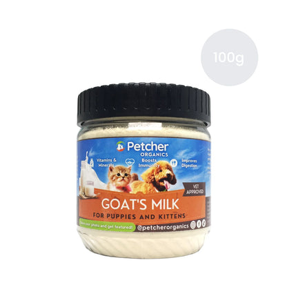 Petcher Goat's Milk Replacer in Jar for Dogs and Cats