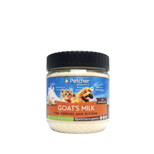 Petcher Goat's Milk Replacer in Jar for Dogs and Cats