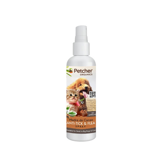 Petcher Tick and Flea Spray 250ml for Dogs and Cats