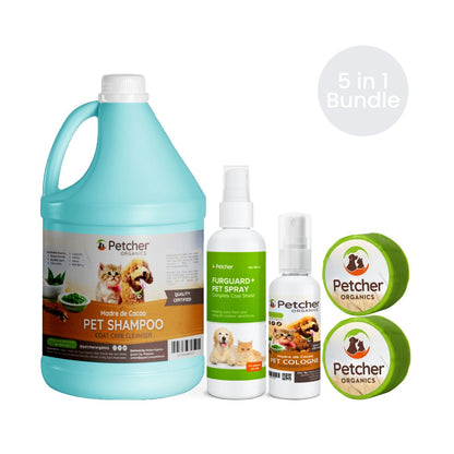 Petcher 9-in-1 Madre De Cacao Pet Bundle Tick and Flea Care for Dogs and Cats