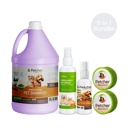 Petcher 9-in-1 Madre De Cacao Pet Bundle Tick and Flea Care for Dogs and Cats