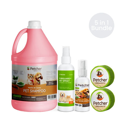 Petcher 9-in-1 Madre De Cacao Pet Bundle Tick and Flea Care for Dogs and Cats