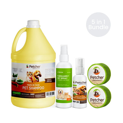 Petcher 9-in-1 Madre De Cacao Pet Bundle Tick and Flea Care for Dogs and Cats