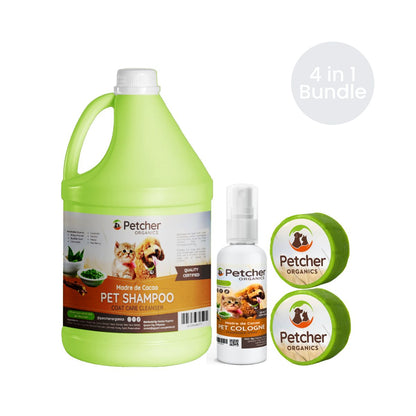 Petcher 9-in-1 Madre De Cacao Pet Bundle Tick and Flea Care for Dogs and Cats