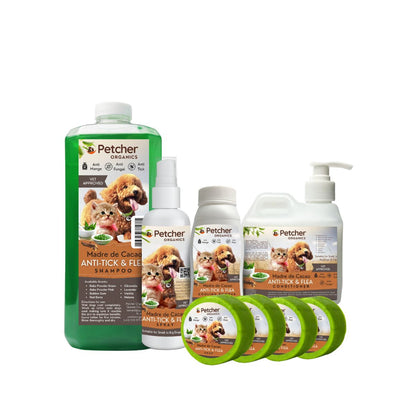 Petcher Madre De Cacao Pet Promo Package Tick and Flea Care for Dogs and Cats