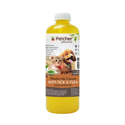 Petcher Madre De Cacao Tick And Flea Shampoo for Dogs and Cats