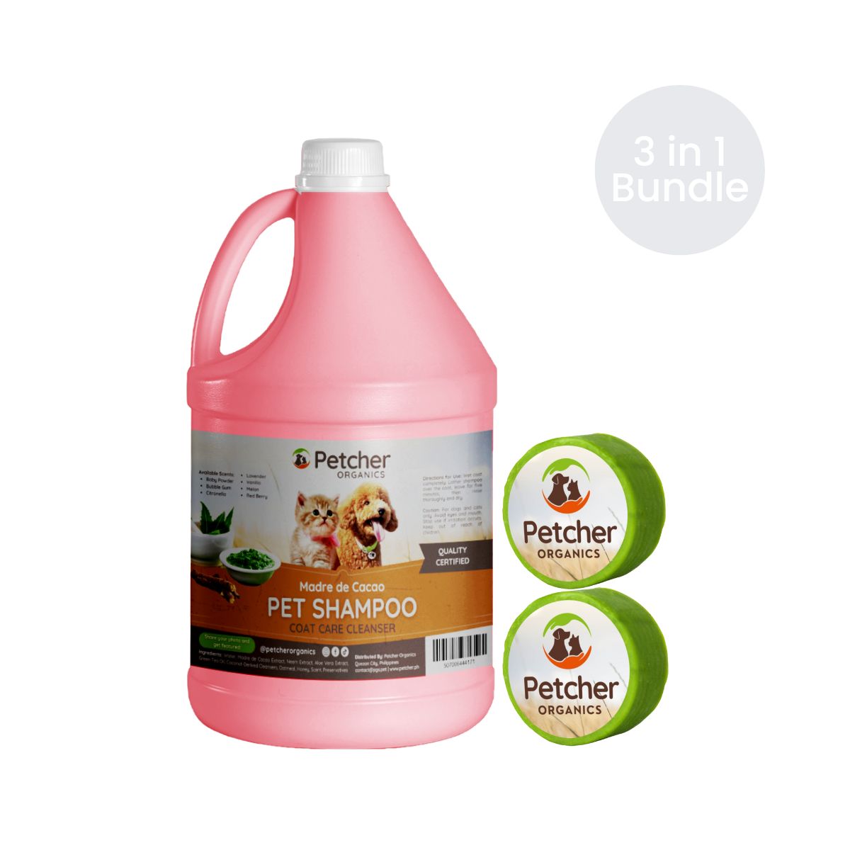 Petcher 9-in-1 Madre De Cacao Pet Bundle Tick and Flea Care for Dogs and Cats