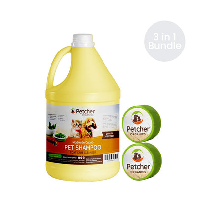 Petcher 9-in-1 Madre De Cacao Pet Bundle Tick and Flea Care for Dogs and Cats