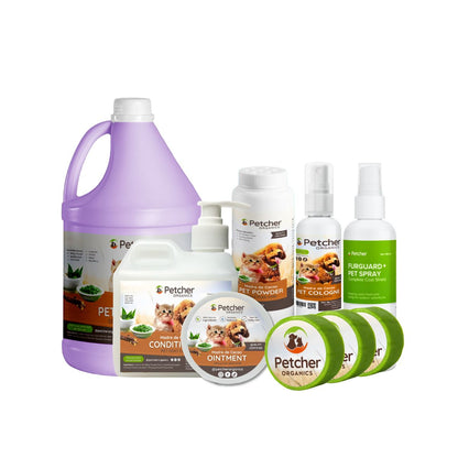 Petcher 9-in-1 Madre De Cacao Pet Bundle Tick and Flea Care for Dogs and Cats