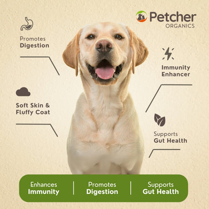 Petcher Virgin Coconut Oil Food Topper and Skin Care VCO for Pets