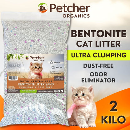 Petcher Bentonite Cat Litter Sand 2kg