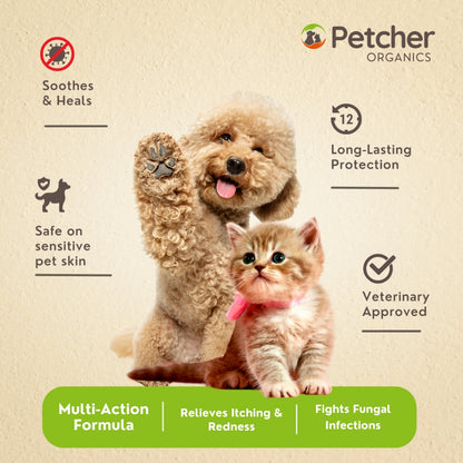 Petcher Pet Eye Cleanser 100ml for Tear Stain Remover for Dogs and Cats