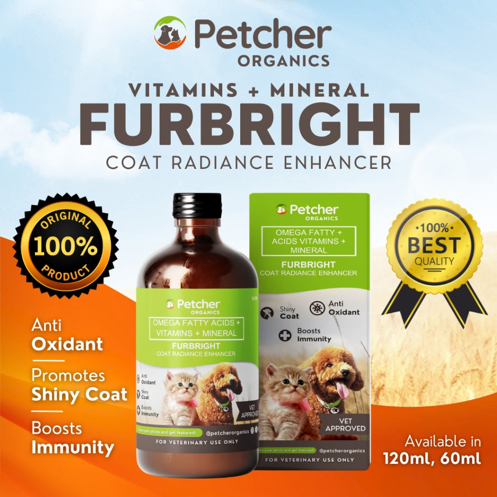 Petcher Furbright Pet Supplement Coat Enhancer for Dogs and Cats