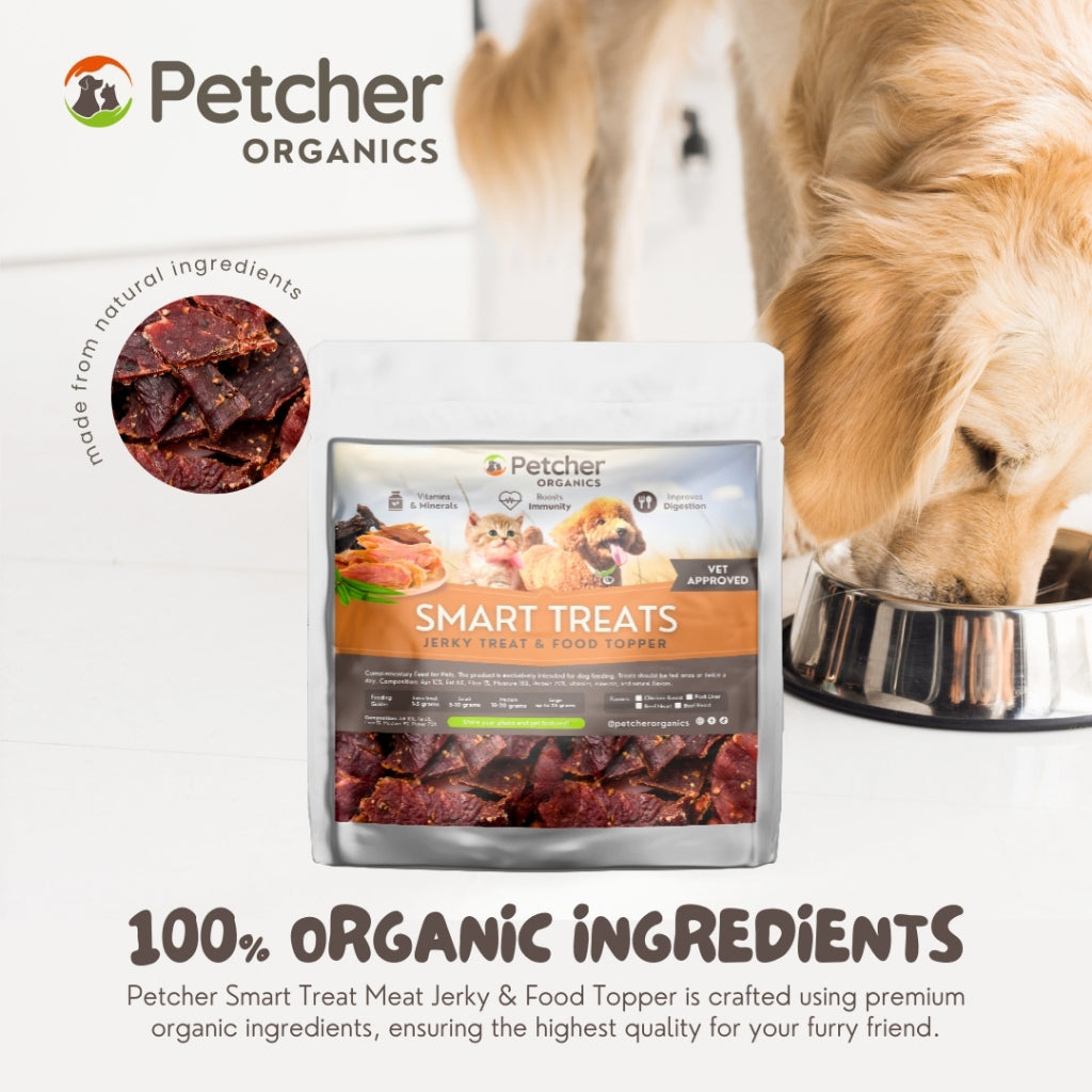 Petcher Beef Treats 30g Food Topper and Pet Treat for Dogs and Cats