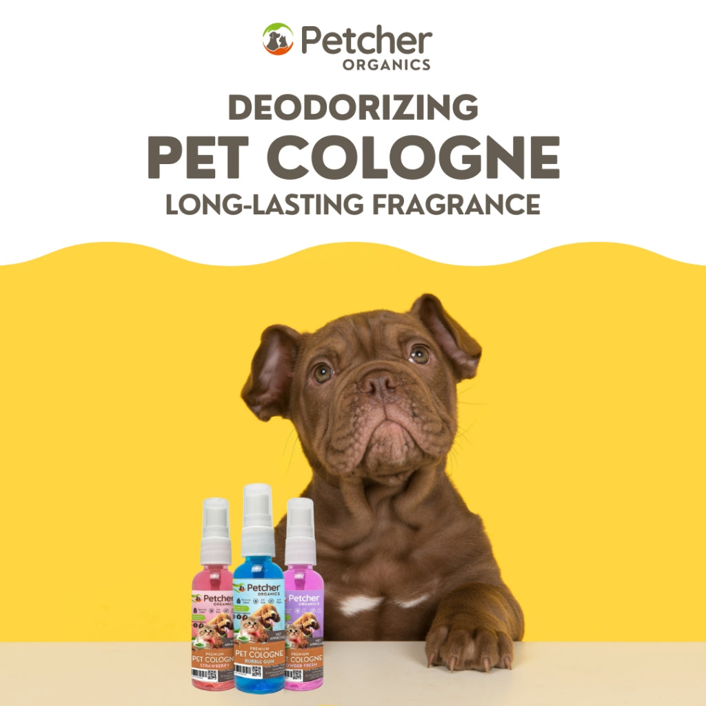 Petcher Pet Cologne Spray 50ml and 100ml with Refreshing Scents