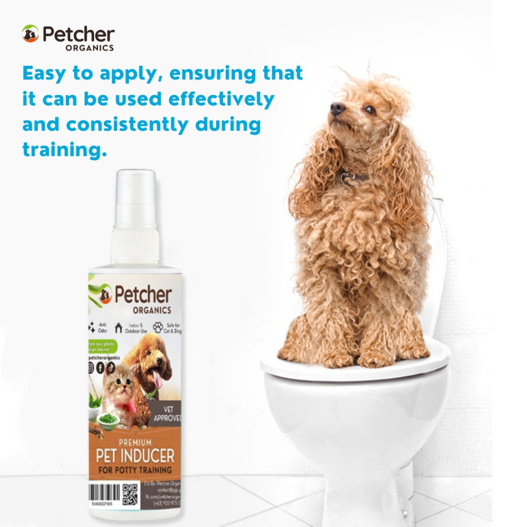 Petcher Dog Potty Inducer Spray 50ml Pet Defecation