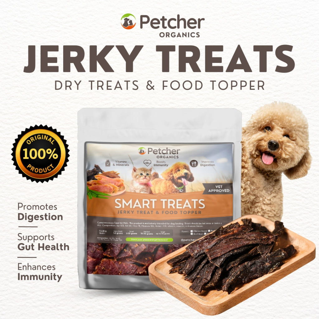 Petcher Beef Treats 30g Food Topper and Pet Treat for Dogs and Cats