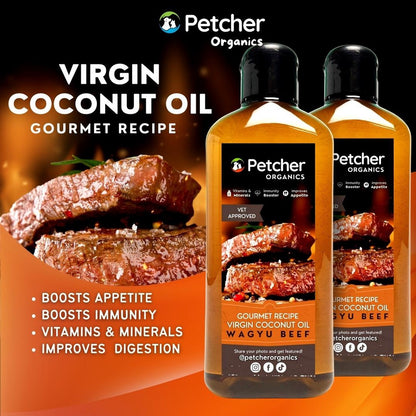 Petcher Gourmet Flavored Virgin Coconut Oil VCO 250ml Pet Food Topper