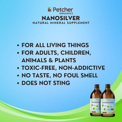 Petcher Nanosilver 500ml Mineral Supplement for Pets